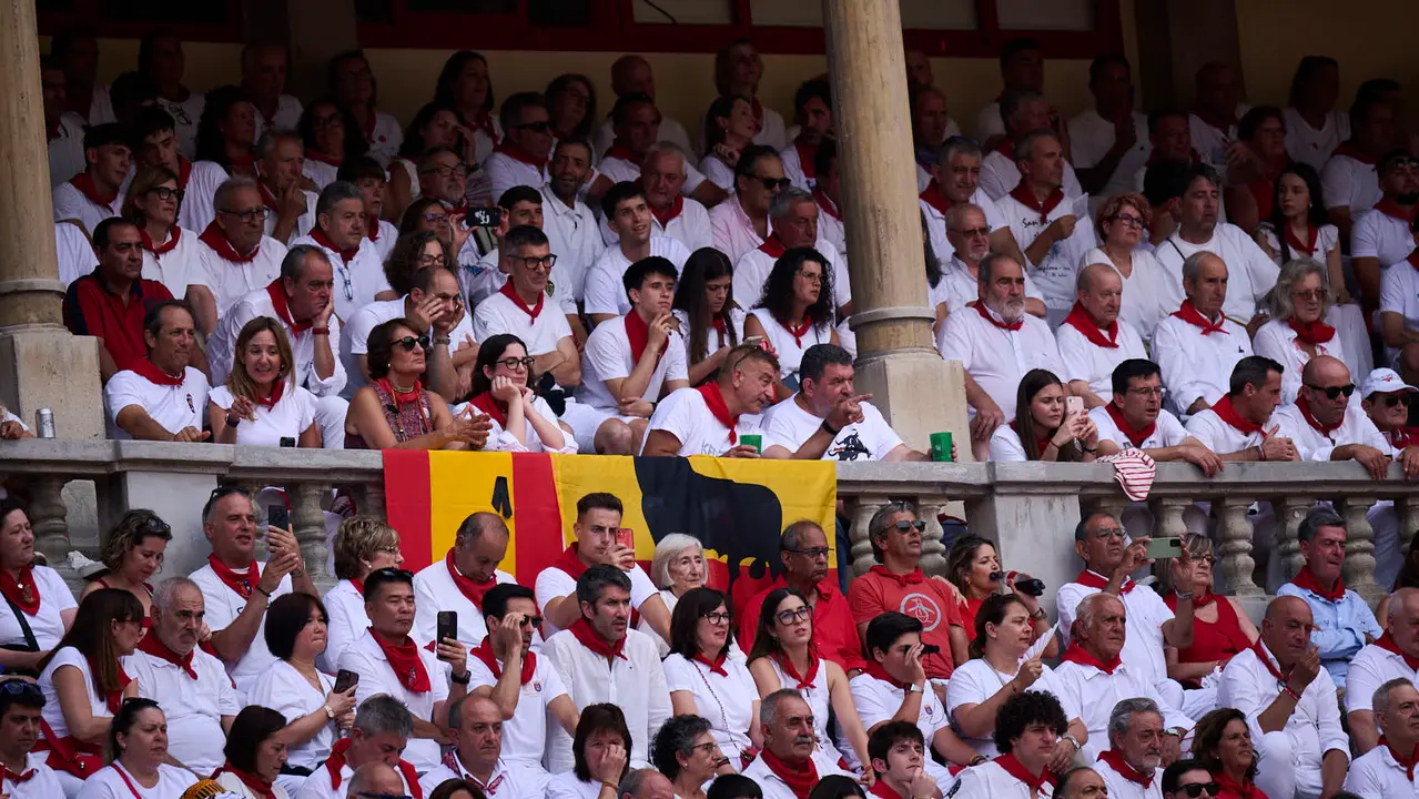 Sexta corrida de la Feria del Toro de San Fermín 2025 con toros de José Escolar para Rafaelillo, Fernando Robleño y Juan de Castilla. PABLO LASAOSA