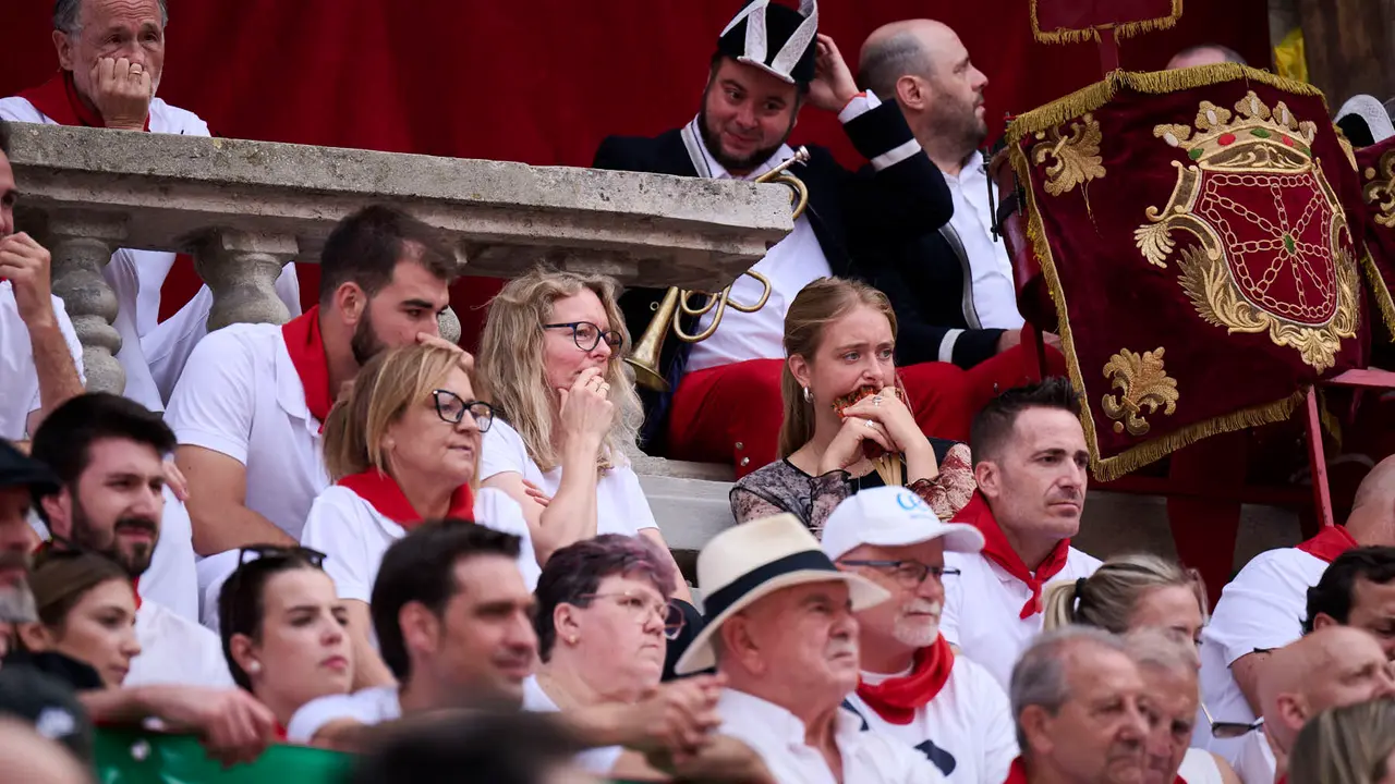 Sexta corrida de la Feria del Toro de San Fermín 2025 con toros de José Escolar para Rafaelillo, Fernando Robleño y Juan de Castilla. PABLO LASAOSA