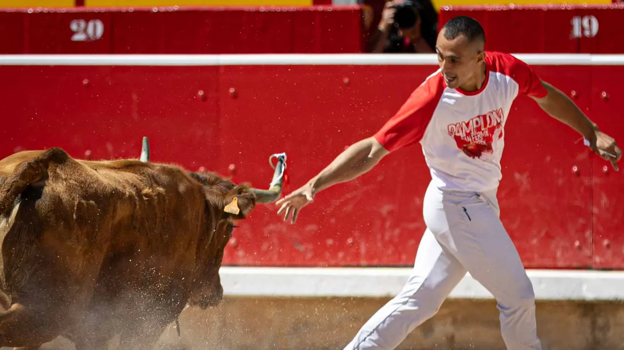 Concurso de anillas en la plaza de toros de Pamplona. Maite H. Mateo..-16