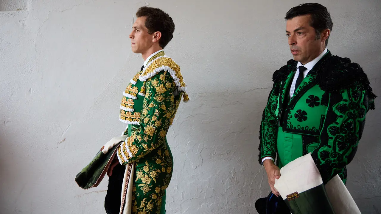 Séptima corrida de la Feria del Toro de San Fermín 2025 con toros de La Palmosilla para Jiménez Fortes, Fernando Adrián y Ginés Marín. IÑIGO ALZUGARAY
