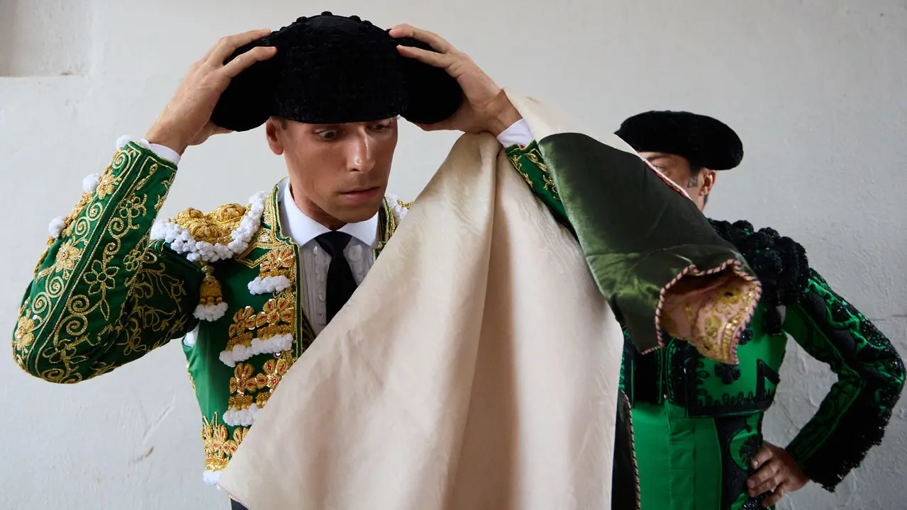 Séptima corrida de la Feria del Toro de San Fermín 2025 con toros de La Palmosilla para Jiménez Fortes, Fernando Adrián y Ginés Marín. IÑIGO ALZUGARAY