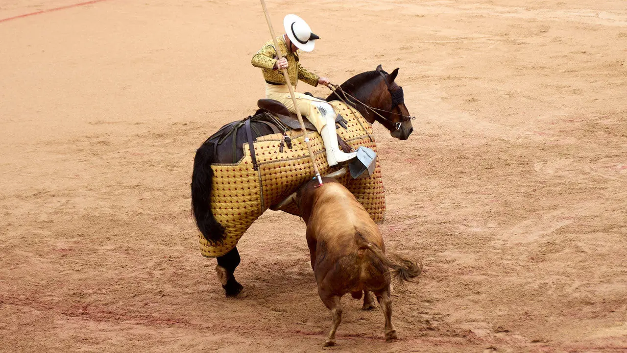 Séptima corrida de la Feria del Toro de San Fermín 2025 con toros de La Palmosilla para Jiménez Fortes, Fernando Adrián y Ginés Marín. IÑIGO ALZUGARAY
