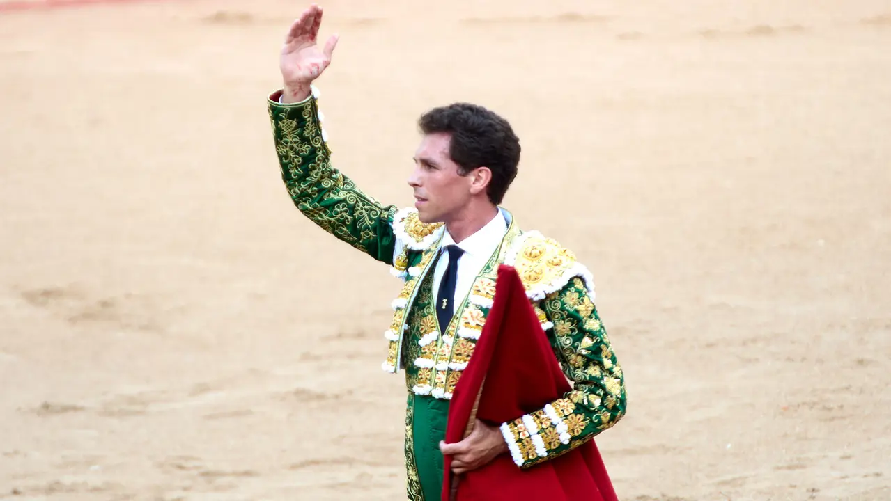 Séptima corrida de la Feria del Toro de San Fermín 2025 con toros de La Palmosilla para Jiménez Fortes, Fernando Adrián y Ginés Marín. IÑIGO ALZUGARAY
