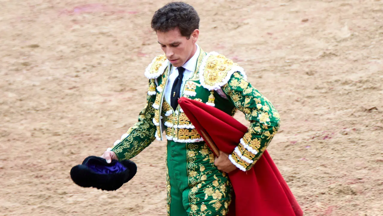 Séptima corrida de la Feria del Toro de San Fermín 2025 con toros de La Palmosilla para Jiménez Fortes, Fernando Adrián y Ginés Marín. IÑIGO ALZUGARAY