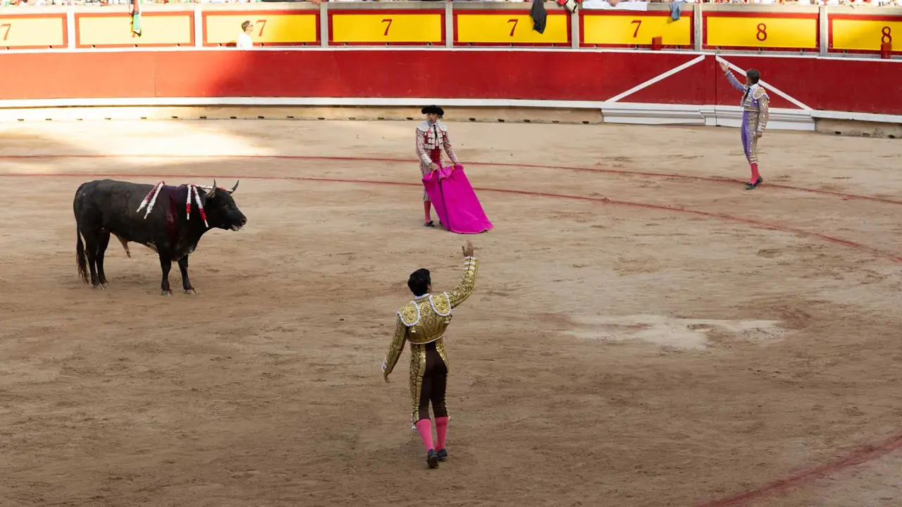 Última corrida de la Feria de San Fermín. Maite H. Mateo..-29