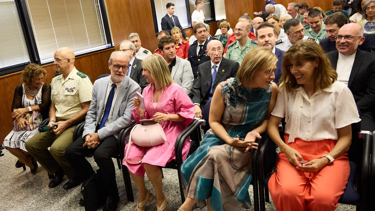 Acto de toma de posesión del magistrado Julián Huarte Lázaro como nuevo presidente del Tribunal Superior de Justicia de Navarra. IÑIGO ALZUGARAY