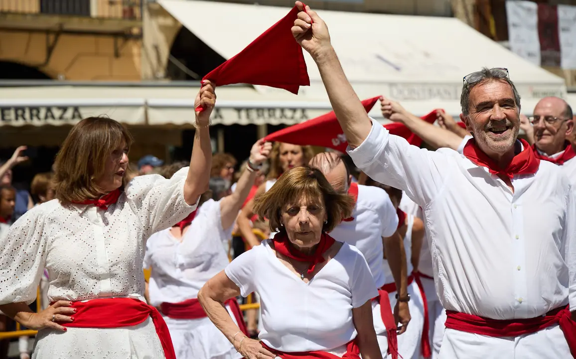Chupinazo Estella 2025. IÑIGO ALZUGARAY