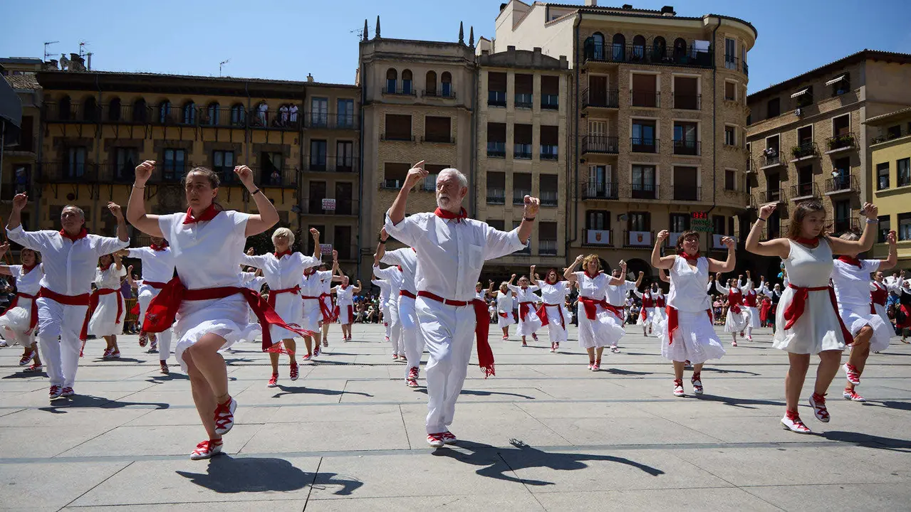 Chupinazo Estella 2025. IÑIGO ALZUGARAY