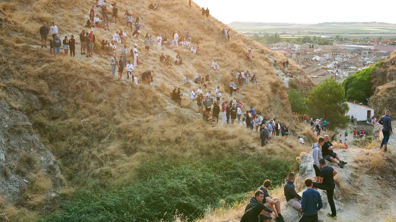 Cuarto encierro del Pilón de Falces con vacas de la ganadería Reta. IRANZU LARRASOAÑA