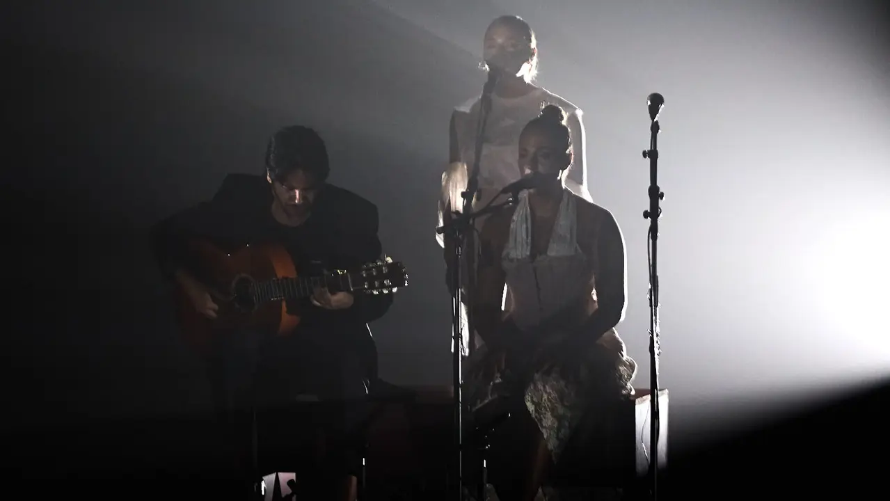 Concierto Guitarra Coral de Yerai Cortés en el Teatro Gayarre de Pamplona dentro del ciclo Escenario Siglo XXI de la XII edición del festival Flamenco On Fire. IÑIGO ALZUGARAY