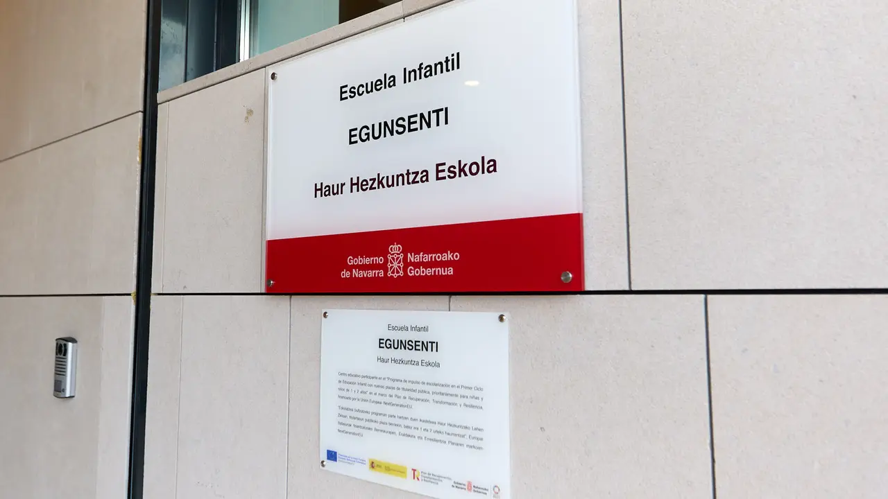 Nueva escuela Infantil Egunsenti en Erripagaña. IÑIGO ALZUGARAY