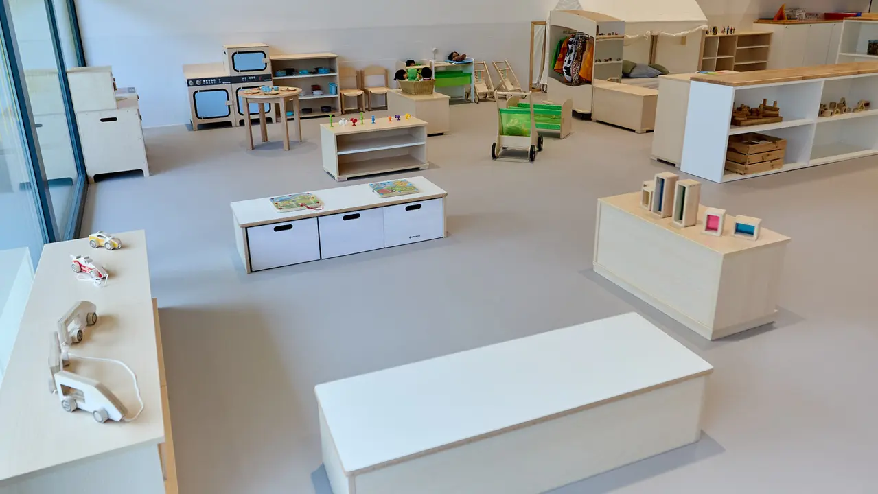 Nueva escuela Infantil Egunsenti en Erripagaña. IÑIGO ALZUGARAY