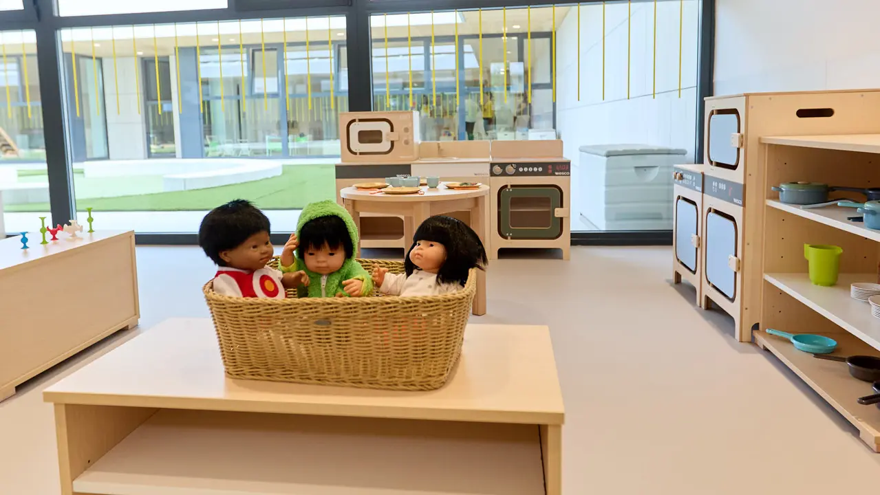 Nueva escuela Infantil Egunsenti en Erripagaña. IÑIGO ALZUGARAY