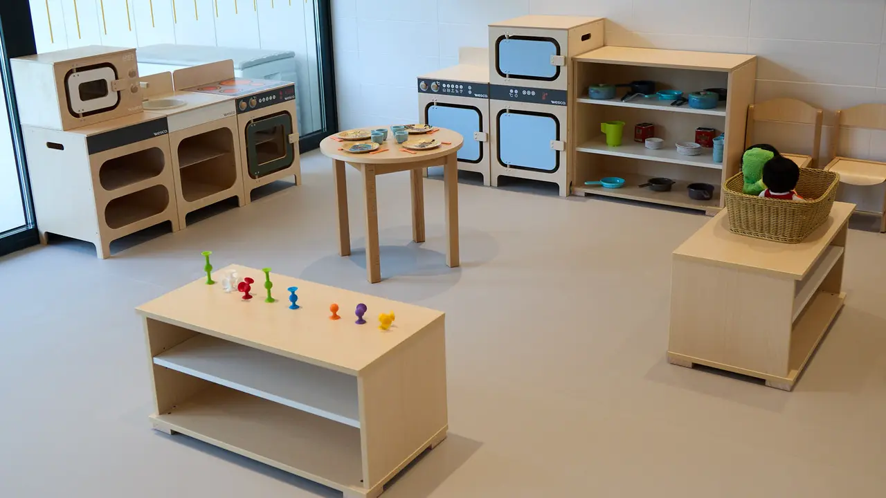 Nueva escuela Infantil Egunsenti en Erripagaña. IÑIGO ALZUGARAY