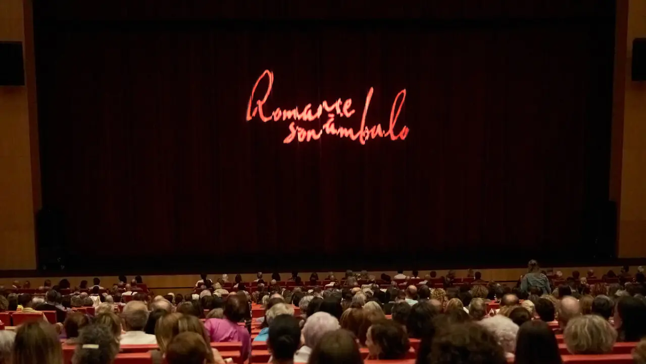 Espectáculo de danza Romance Sonámbulo de la compañía Antonio Najarro en el auditorio Baluarte de Pamplona durante de la XII edición del festival Flamenco On Fire. IÑIGO ALZUGARAY