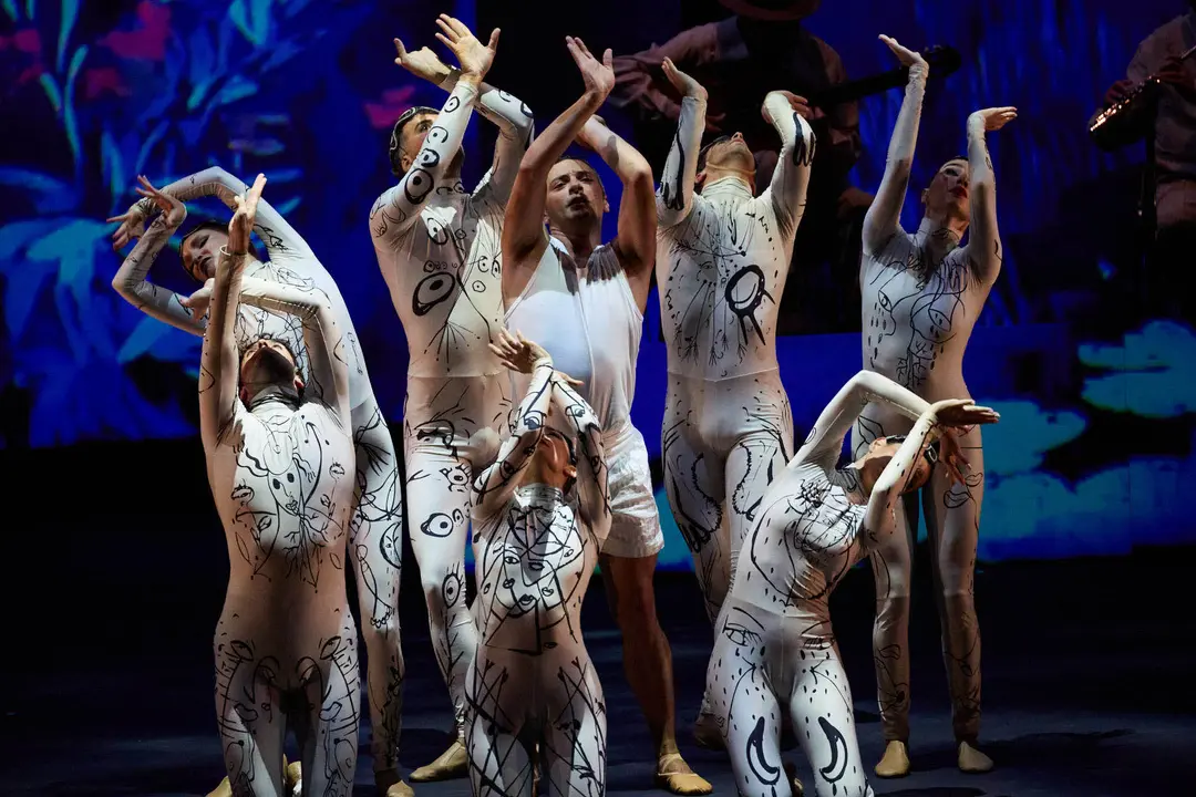 Espectáculo de danza Romance Sonámbulo de la compañía Antonio Najarro en el auditorio Baluarte de Pamplona durante de la XII edición del festival Flamenco On Fire. IÑIGO ALZUGARAY