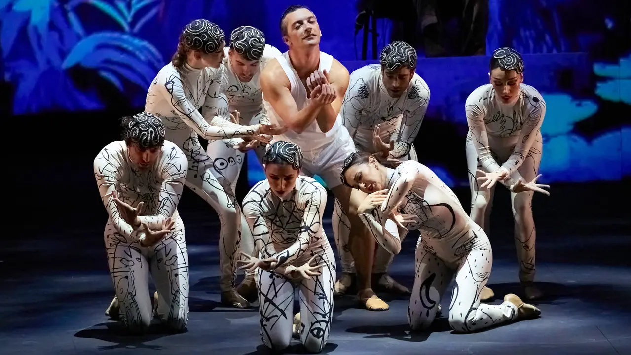 Espectáculo de danza Romance Sonámbulo de la compañía Antonio Najarro en el auditorio Baluarte de Pamplona durante de la XII edición del festival Flamenco On Fire. IÑIGO ALZUGARAY