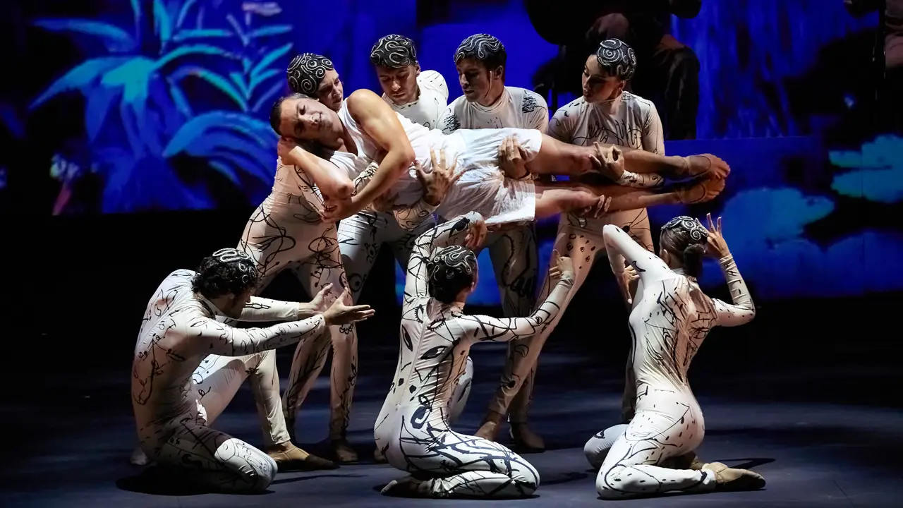 Espectáculo de danza Romance Sonámbulo de la compañía Antonio Najarro en el auditorio Baluarte de Pamplona durante de la XII edición del festival Flamenco On Fire. IÑIGO ALZUGARAY