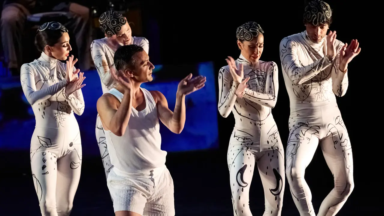 Espectáculo de danza Romance Sonámbulo de la compañía Antonio Najarro en el auditorio Baluarte de Pamplona durante de la XII edición del festival Flamenco On Fire. IÑIGO ALZUGARAY