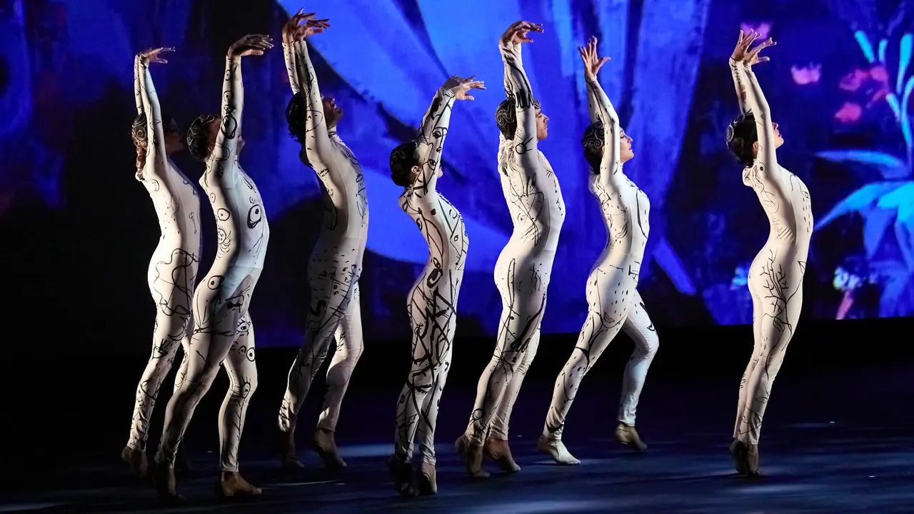 Espectáculo de danza Romance Sonámbulo de la compañía Antonio Najarro en el auditorio Baluarte de Pamplona durante de la XII edición del festival Flamenco On Fire. IÑIGO ALZUGARAY