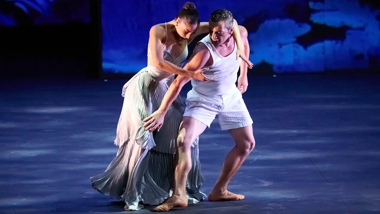 Espectáculo de danza Romance Sonámbulo de la compañía Antonio Najarro en el auditorio Baluarte de Pamplona durante de la XII edición del festival Flamenco On Fire. IÑIGO ALZUGARAY