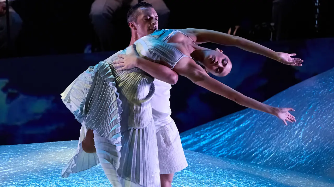 Espectáculo de danza Romance Sonámbulo de la compañía Antonio Najarro en el auditorio Baluarte de Pamplona durante de la XII edición del festival Flamenco On Fire. IÑIGO ALZUGARAY