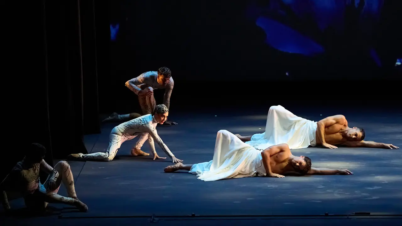 Espectáculo de danza Romance Sonámbulo de la compañía Antonio Najarro en el auditorio Baluarte de Pamplona durante de la XII edición del festival Flamenco On Fire. IÑIGO ALZUGARAY