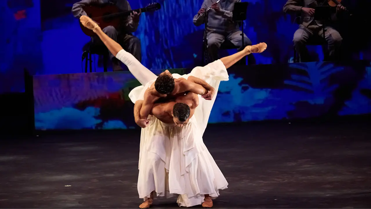 Espectáculo de danza Romance Sonámbulo de la compañía Antonio Najarro en el auditorio Baluarte de Pamplona durante de la XII edición del festival Flamenco On Fire. IÑIGO ALZUGARAY