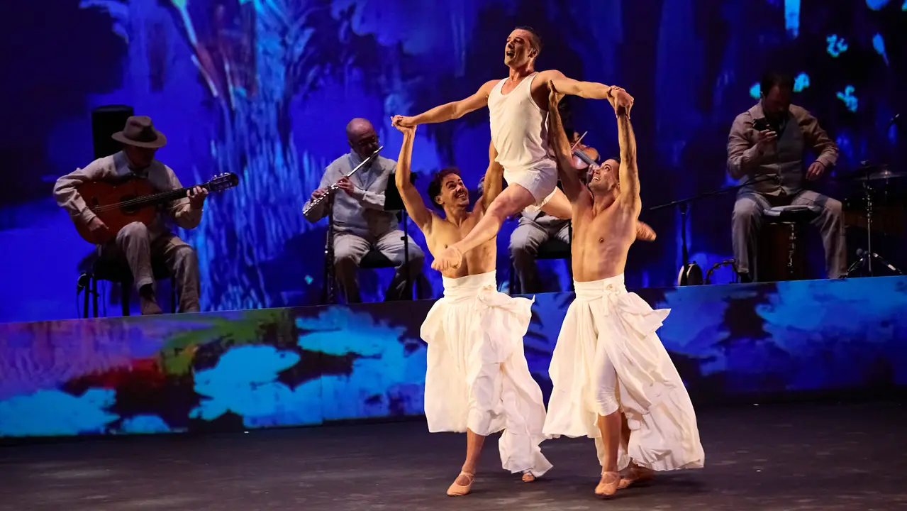 Espectáculo de danza Romance Sonámbulo de la compañía Antonio Najarro en el auditorio Baluarte de Pamplona durante de la XII edición del festival Flamenco On Fire. IÑIGO ALZUGARAY