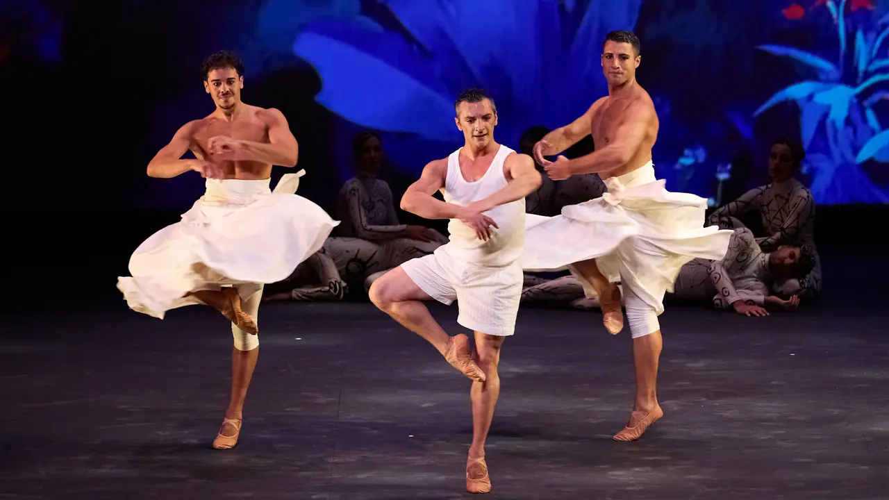 Espectáculo de danza Romance Sonámbulo de la compañía Antonio Najarro en el auditorio Baluarte de Pamplona durante de la XII edición del festival Flamenco On Fire. IÑIGO ALZUGARAY