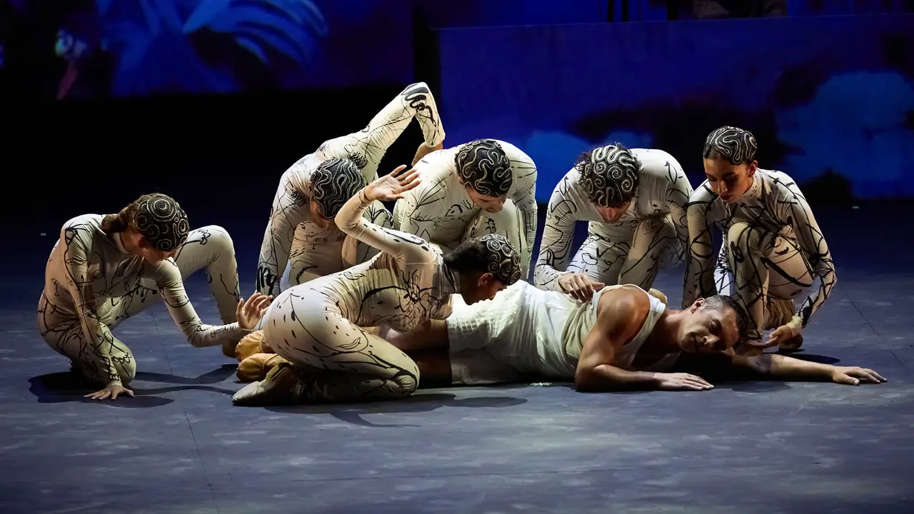Espectáculo de danza Romance Sonámbulo de la compañía Antonio Najarro en el auditorio Baluarte de Pamplona durante de la XII edición del festival Flamenco On Fire. IÑIGO ALZUGARAY