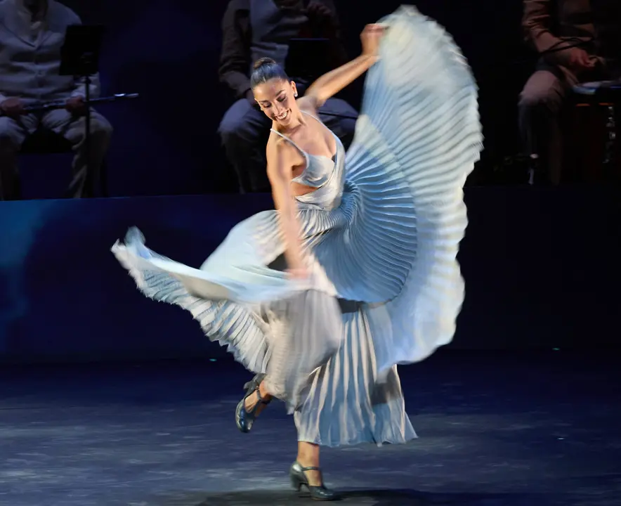 Espectáculo de danza Romance Sonámbulo de la compañía Antonio Najarro en el auditorio Baluarte de Pamplona durante de la XII edición del festival Flamenco On Fire. IÑIGO ALZUGARAY