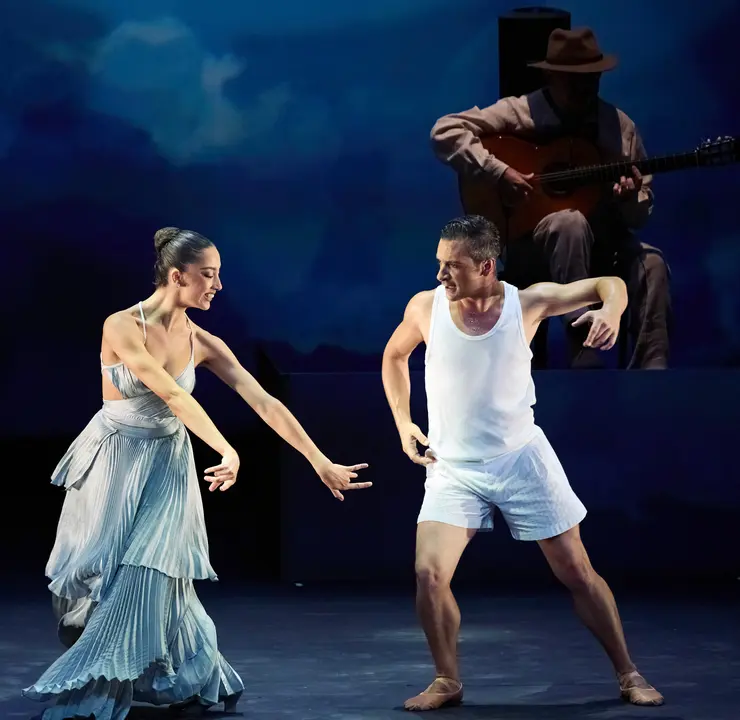 Espectáculo de danza Romance Sonámbulo de la compañía Antonio Najarro en el auditorio Baluarte de Pamplona durante de la XII edición del festival Flamenco On Fire. IÑIGO ALZUGARAY