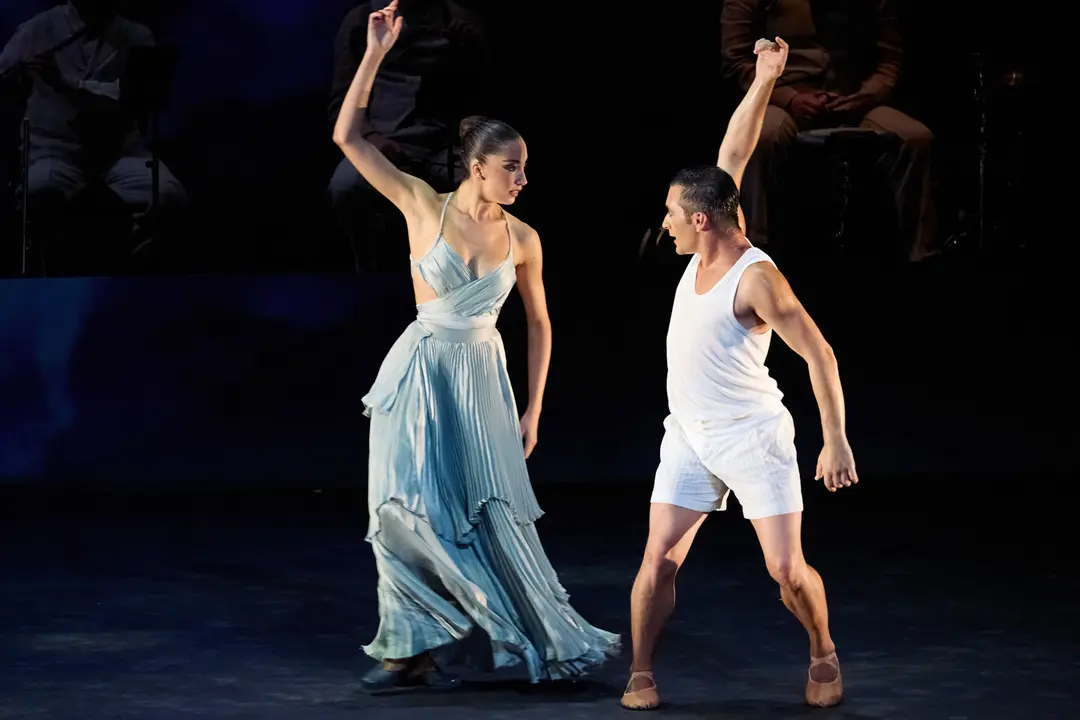 Espectáculo de danza Romance Sonámbulo de la compañía Antonio Najarro en el auditorio Baluarte de Pamplona durante de la XII edición del festival Flamenco On Fire. IÑIGO ALZUGARAY