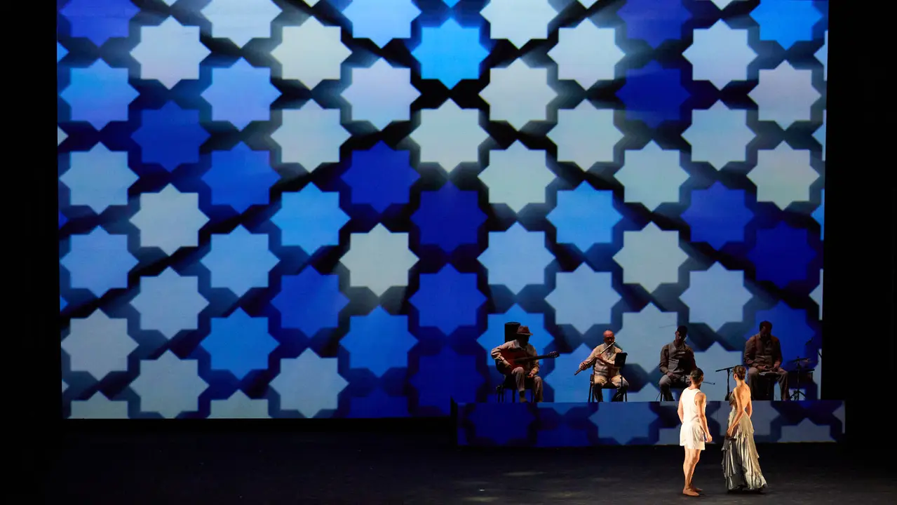 Espectáculo de danza Romance Sonámbulo de la compañía Antonio Najarro en el auditorio Baluarte de Pamplona durante de la XII edición del festival Flamenco On Fire. IÑIGO ALZUGARAY