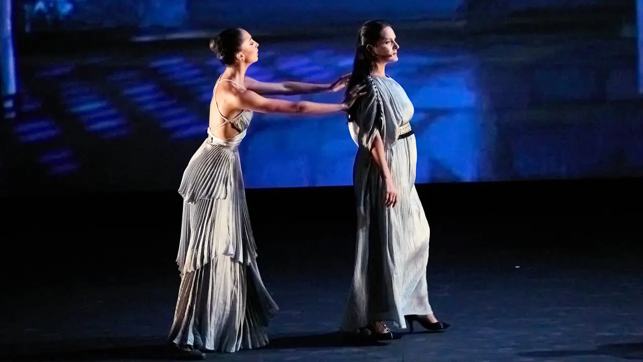 Espectáculo de danza Romance Sonámbulo de la compañía Antonio Najarro en el auditorio Baluarte de Pamplona durante de la XII edición del festival Flamenco On Fire. IÑIGO ALZUGARAY