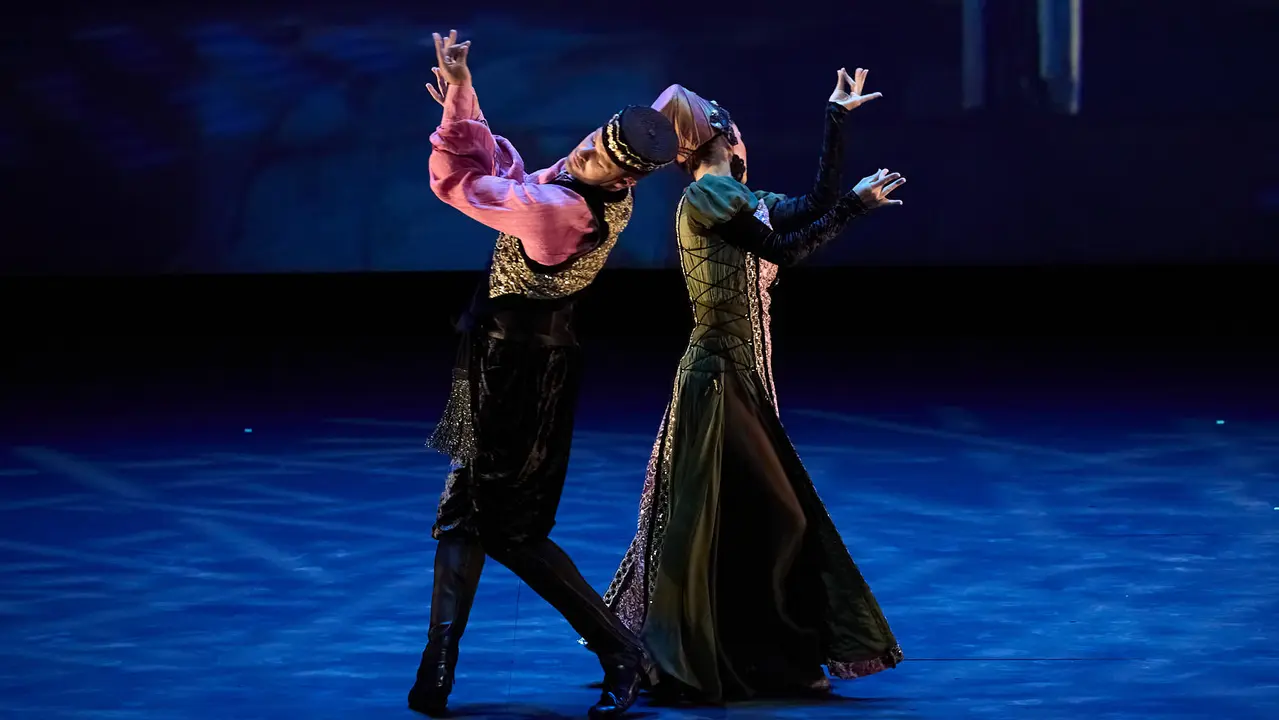 Espectáculo de danza Romance Sonámbulo de la compañía Antonio Najarro en el auditorio Baluarte de Pamplona durante de la XII edición del festival Flamenco On Fire. IÑIGO ALZUGARAY
