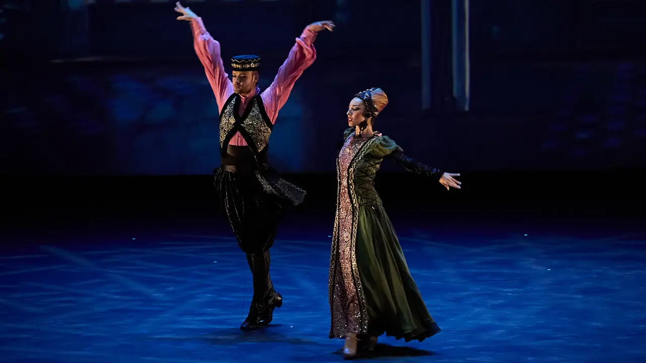Espectáculo de danza Romance Sonámbulo de la compañía Antonio Najarro en el auditorio Baluarte de Pamplona durante de la XII edición del festival Flamenco On Fire. IÑIGO ALZUGARAY
