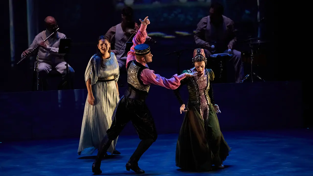 Espectáculo de danza Romance Sonámbulo de la compañía Antonio Najarro en el auditorio Baluarte de Pamplona durante de la XII edición del festival Flamenco On Fire. IÑIGO ALZUGARAY