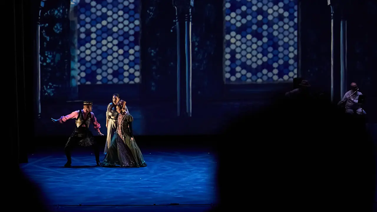 Espectáculo de danza Romance Sonámbulo de la compañía Antonio Najarro en el auditorio Baluarte de Pamplona durante de la XII edición del festival Flamenco On Fire. IÑIGO ALZUGARAY