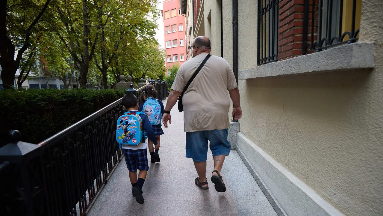 Inicio del curso escolar 2025/26 en el Colegio Fec Vedruna de Pamplona. IÑIGO ALZUGARAY
