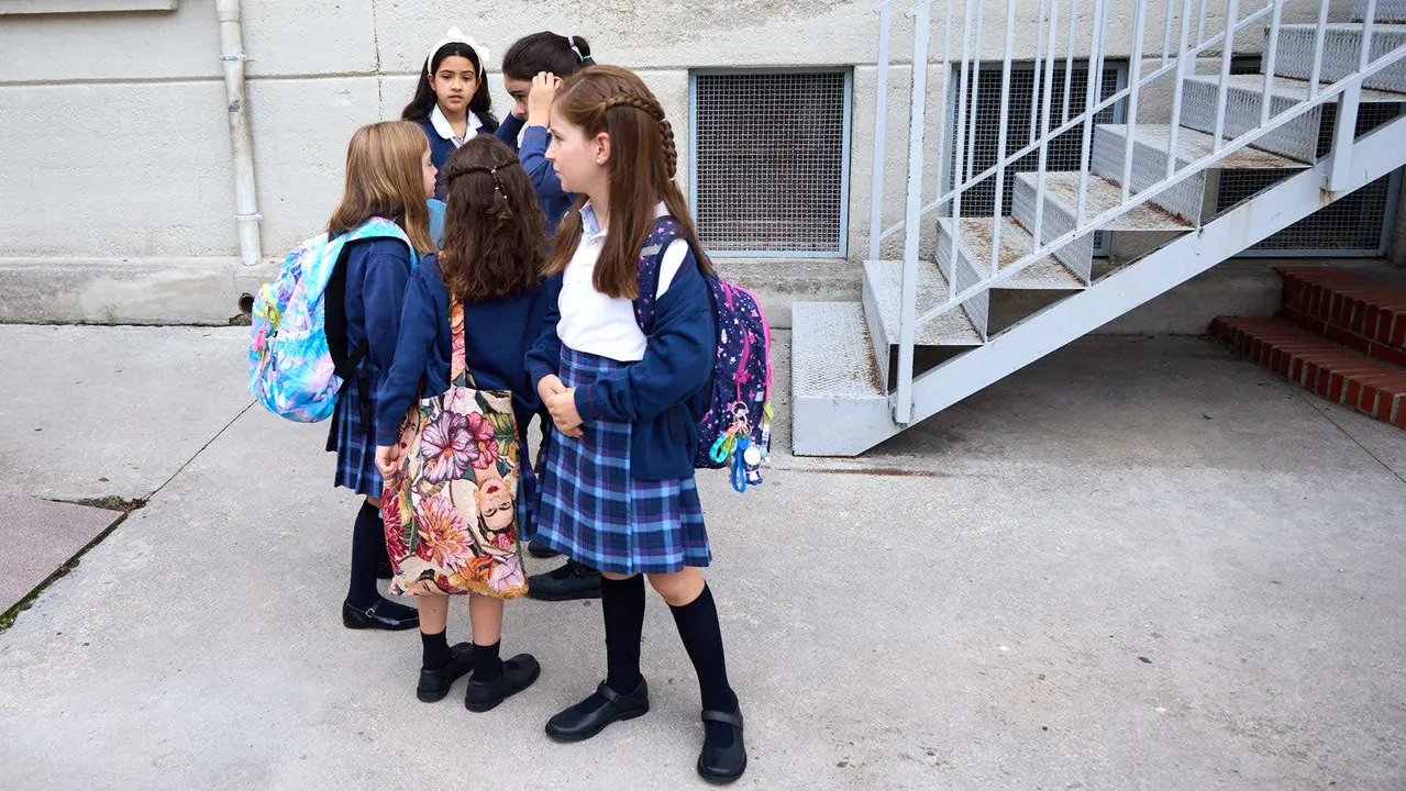 Inicio del curso escolar 2025/26 en el Colegio Fec Vedruna de Pamplona. IÑIGO ALZUGARAY