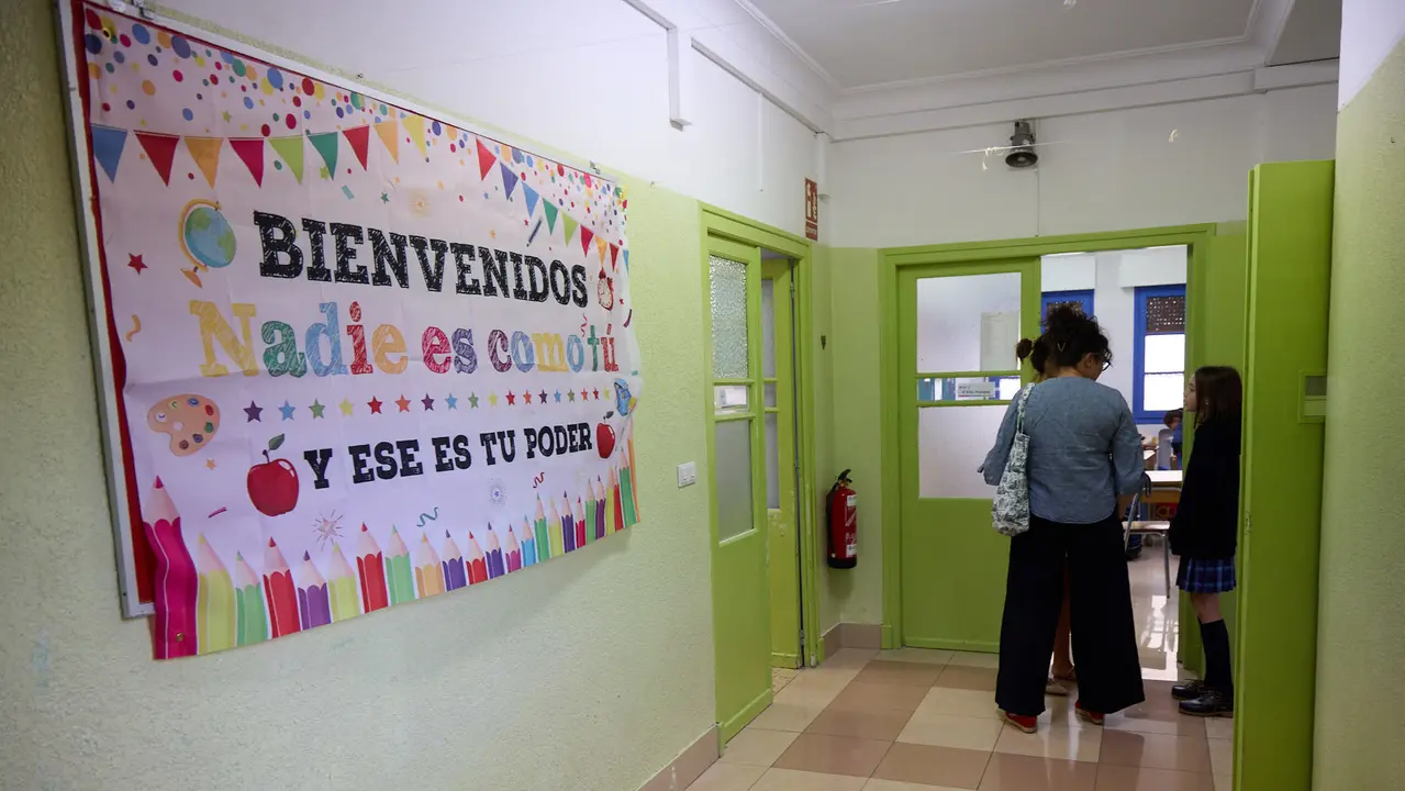 Inicio del curso escolar 2025/26 en el Colegio Fec Vedruna de Pamplona. IÑIGO ALZUGARAY