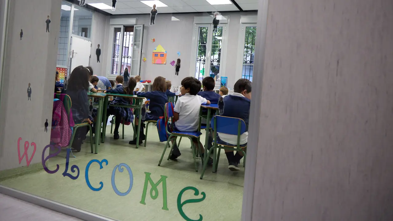 Inicio del curso escolar 2025/26 en el Colegio Fec Vedruna de Pamplona. IÑIGO ALZUGARAY