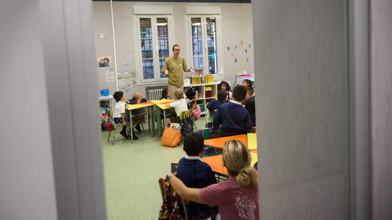 Inicio del curso escolar 2025/26 en el Colegio Fec Vedruna de Pamplona. IÑIGO ALZUGARAY