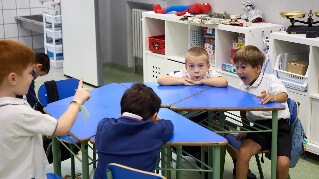 Inicio del curso escolar 2025/26 en el Colegio Fec Vedruna de Pamplona. IÑIGO ALZUGARAY