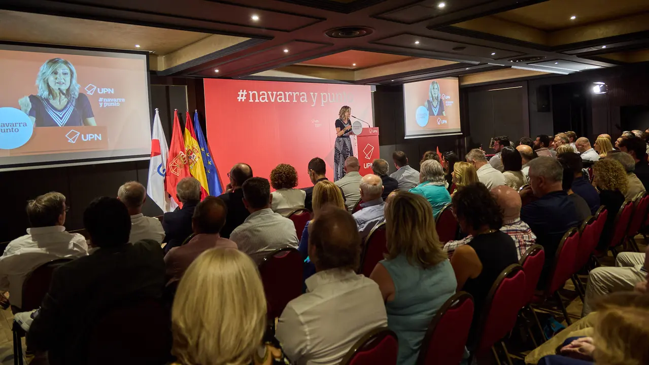 UPN celebra el acto de apertura del curso político con la intervención de su presidenta Cristina Ibarrola. IÑIGO ALZUGARAY