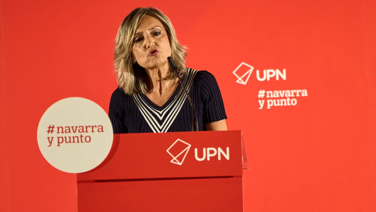UPN celebra el acto de apertura del curso político con la intervención de su presidenta Cristina Ibarrola. IÑIGO ALZUGARAY