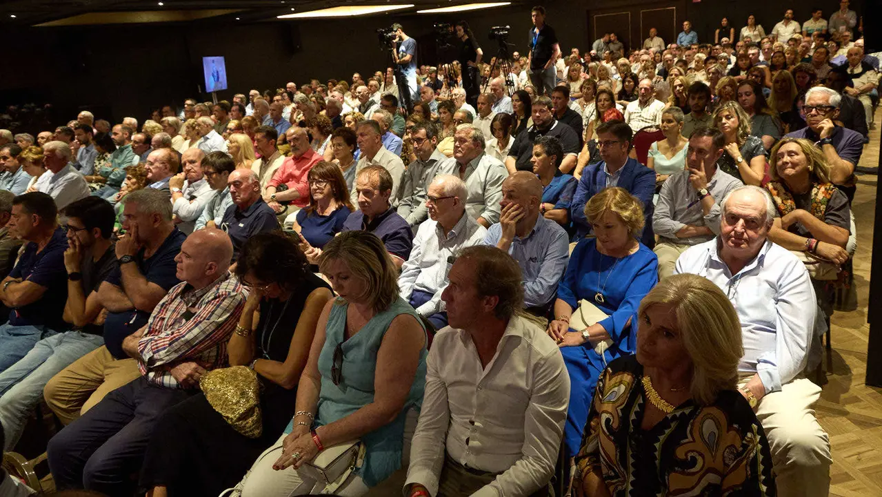 UPN celebra el acto de apertura del curso político con la intervención de su presidenta Cristina Ibarrola. IÑIGO ALZUGARAY