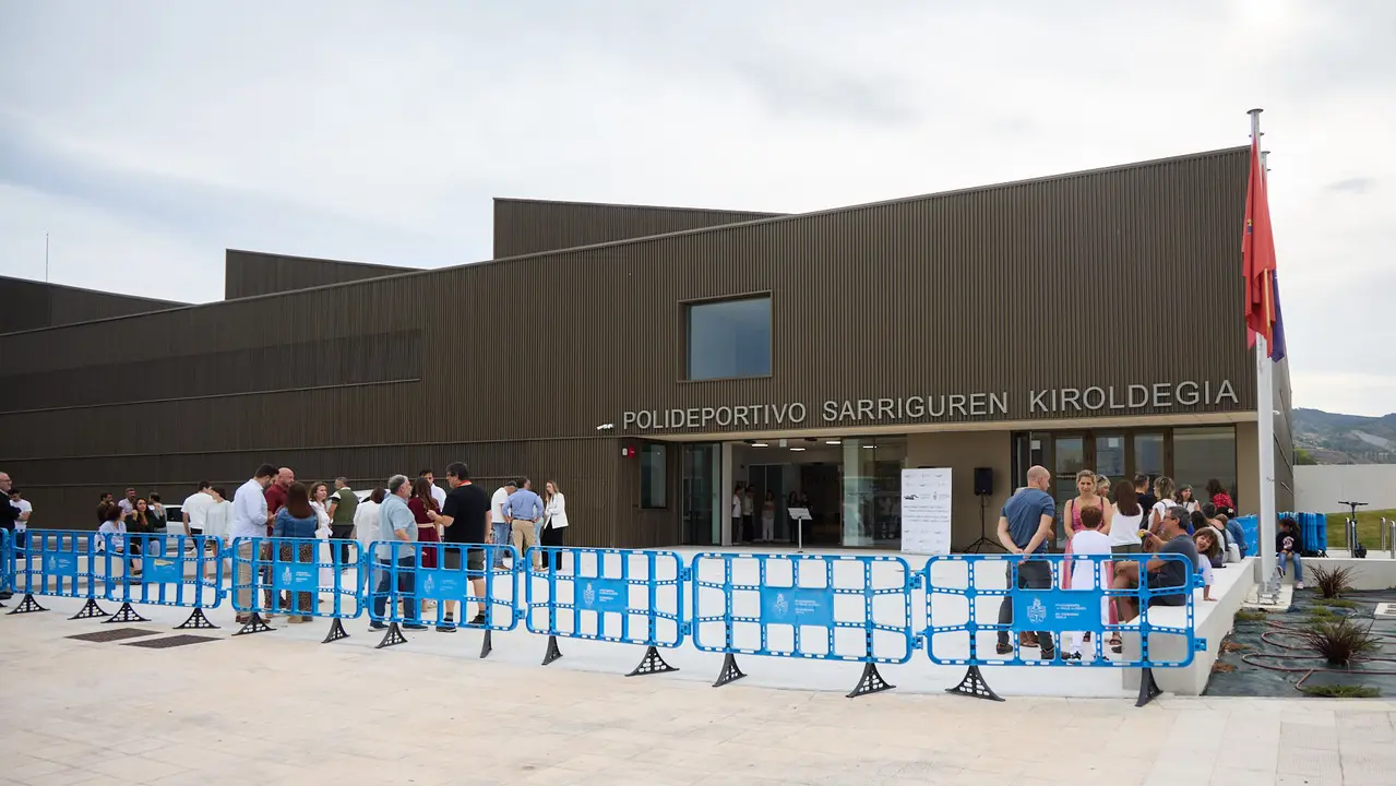 Inauguración del Polideportivo de Sarriguren. IÑIGO ALZUGARAY